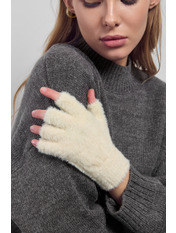 Мітенки X2351 one size Молочний Молочний one size