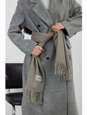 Шарф SH-23703 Світлий хакі Бежевий