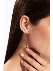 Сережки підвіски SER-13382 Золотистий