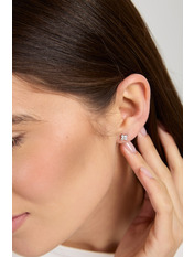 Сережки пусети SER-13625 Сріблястий