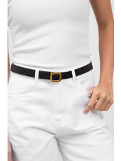 Ремінь шкіряний  106 см REM-05257516 Чорний