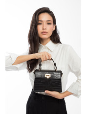 Сумка жіноча з еко-шкіри SYM-50066 Чорний