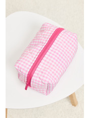 Косметичка medium  Рожева клітинка Рожевий