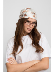 Хустка атласна APL-431 Капучиновий Коричневий