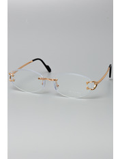 Іміджеві окуляри YK2778 Золотий Різнобарвний Прозорі