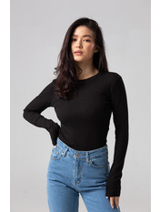 Лонгслів LG-8121 Чорний S/M