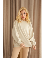 Світшот KOF-763 Світло-бежевий Бежевий XS