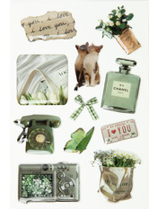 3D стікери  " SPRING VIBE " 16 стікерів SB-107 3D стікери