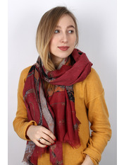 Шарф Беатріс Червоний