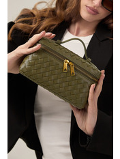 Сумка жіноча з еко-шкіри SYM-1005 Зелений Оливковий