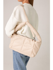 Сумка жіноча SYM-21-114 Бежевий Коричневий