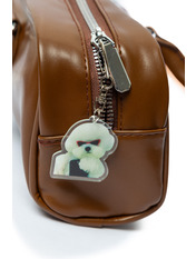 Брелок "Мем смішні звірі" BR-21 Біло-чорний