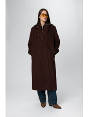 Пальто  KAR-113621 S Темний шоколад Коричневий Темний шоколад S