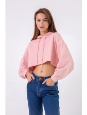 Світшот KOF-622 Рожевий S Пудровий