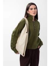 Шопер з еко-шкіри SYM-21-55-2 Бежевий