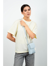 Сумка жіноча з еко-шкіри SYM-50022 Блакитний