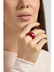 Каблучка KOL-601 Червоний Бордовий