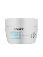 Маска для сухого і пористого волосся з кокосовою Beaver 250 мл Coconut Oil & Quinoa Mask Зволоження Сухе, пошкоджене, пористе