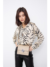 Сумка жіноча SYM-22-05F Коричневий Капучино