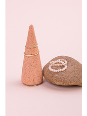 Набір каблучок NKOL-713 Рожевий