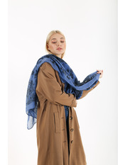 Хустка FC-728 Синій+чорний Синій Чорний