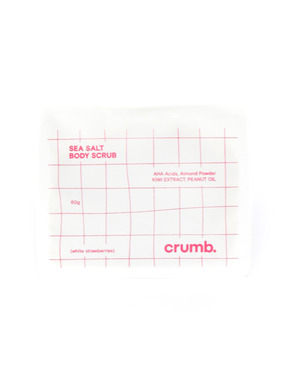 Скраб для тіла сольовий Crumb 60 г White Strawberries