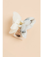 Крабик KR-0356 Білий Білий+сірий