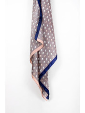 Хустка атласна PA-2001-4 Сірий яя_70*68