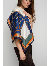 Хустка атласна APL-404 Синій