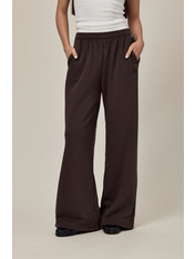 Джогери з трьохнитки BR-610 XS/S Темно-коричневий Коричневий Темно-коричневий XS/S