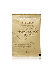 Бальзам-реконструктор для волосся Soika 10 мл Для всіх типів Відновлення "Формула блиску"