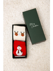 Набір чоловічих новорічних шкарпеток SH-3029 Різнобарвний