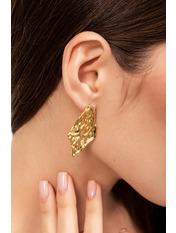 Сережки фігурні SER-18 Золотистий