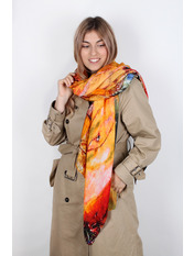 Шарф PSL-1803 Помаранчевий яя_180*70