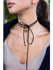 Чокер-сердечко CH-26 Чорний