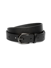 Ремінь шкіряний  102 см REM-05300073 Чорний