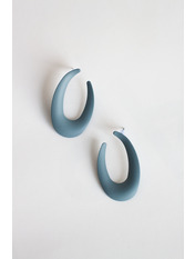 Сережки пусети SER-21227 Сірий