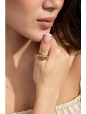 Каблучка KOL-DM-20 Золотистий