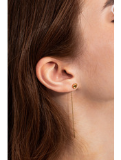 Сережки підвіски SER-12394 Золотистий