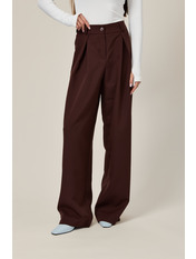 Штани з костюмної тканини BR-710 M Світло-коричневий Коричневий Світло-коричневий M