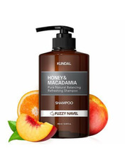 Шампунь відновлюючий Honey & Macadamia KUNDAL 500 мл Для всіх типів Очищення "Fuzzy Navel"