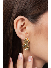 Сережки фігурні SER-13189 Золотистий