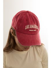 Бейсболка BK-LA-1526 57-58 Червоний Червоний 57-58