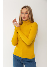 Водолазка з коміром GO-OP2701 Гірчичний one size Жовтий