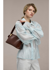 Сумка жіноча SYM-3-26-07 Каштановий Коричневий