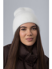 Ангорова шапка SHP-М-20530 Білий