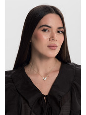 Ланцюжок CEP-14845 Золотистий+білий Білий