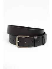 Чоловічий ремінь шкіряний 127 см REM-014000166-m Чорний