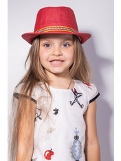 Дитячий капелюх SHL-4132 Червоний