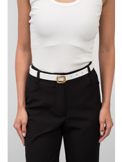 Ремінь шкіряний  106 см REM-05257516 Білий